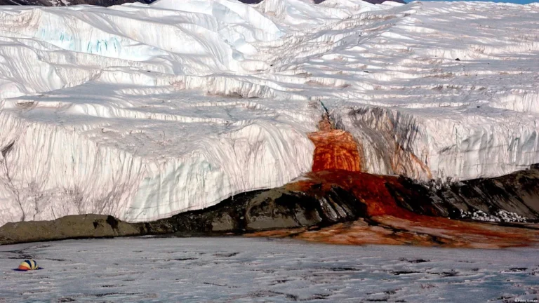 Las misteriosas “Cascadas de Sangre” de la Antártida: el fenómeno que desconcertó a la ciencia durante más de un siglo