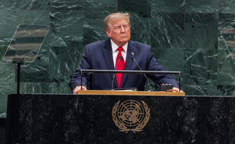 Donald Trump amenaza con “aniquilar” Irán durante discurso ante la ONU