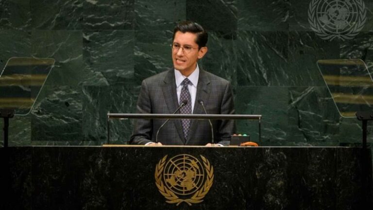 Roberto Velasco pide renovar a la ONU para enfrentar conflictos